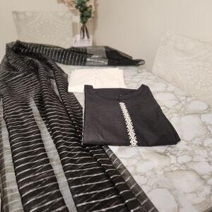 Elegant Black Long Sleeve Dress